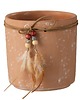 doniczki Doniczka oslonka boho piora 13,5cm
