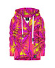 bluzy dla dziewczynki Bluza Dziewczynka DR.CROW Neon Palms Pink