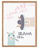 obrazy i plakaty do pokoju dziecięcego Obrazek Sweet Lama I 30x40 cm