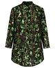 koszule damskie  Zielona KOSZULA oversize/szmizjerka, autroski print SŁOWIKI leśne 100% wiskoza