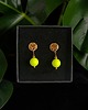 kolczyki swarovski Swarovski neon pearls : neon yellow : drobne sztyfty