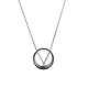 wisiory MINIMAL necklace / black silver