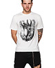 t-shirty męskie T-shirt męski UNDERWORLD Dragon biały