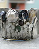 bransoletki wire wrapping Kwiatuszki   - BRANSOLETA MANKIET  CUFF