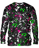 bluzy męskie Bluza Bez Kaptura Męska DR.CROW Paint Drop