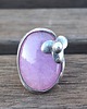 pierścionki - różne Jasny fiolet - pierścionek regulowany