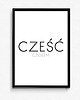 plakaty Plakat Cześć czołem
