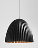 lampy wiszące Lampa wisząca PLISSART M - czarna, miedziana