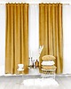 zasłony Musztardowa zasłona welurowa Velvet 140x250 cm