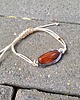 bransoletki wire wrapping Agat na lato  - bransoletka sznurkowa