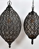 lampy wiszące Lampa wisząca Nero, czarna, druciana, 75 cm