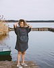 stroje kąpielowe i kostiumy kąpielowe damskie Surf poncho plażowe ANTRACYT  lady, ręcznik kąpielowy