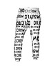 spodnie dresowe damskie Damskie Spodnie Fullprint DR.CROW Logo Napisy