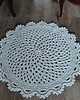 dywany Dywan ze sznurka bawełnianego okrągły 85cm