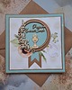 kartki scrapbooking Kartka na Komunię dla chłopca (w kopercie)