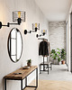 kinkiety Regulowany kinkiet ścienny na wysięgniku czarny loft ALICANTE LOFT