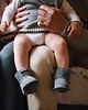 buty dziecięce Skórzane buciki niechodki szare