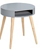 stoliki kawowe Stolik nocny Igloo Wood szary dąb 50cm