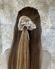 gumki do włosów Gumka scrunchie 100% wiskoza beż
