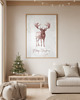 plakaty Plakat Burgundy deer