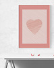 plakaty Plakat  z sercem