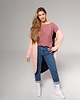 bluza z kapturem damska Płaszczobluza No.2 Smoky Pink