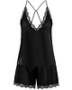 piżamy damskie Piżama SEXY BLACK SET