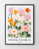 plakaty Plakat Jasne malarskie kwiaty