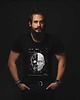 t-shirty męskie Koszulka organiczna z nadrukiem Futuristic Hud