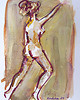 obrazy Lilka 55 - akwarela 16x24 cm unikat