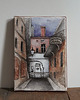 obrazy Obrazek - Cieszyn - 15x21cm - oryginał na płótnie