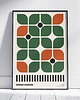 plakaty Plakat abstrakcyjny, abstrakcja, geometria - Ogród Wiosna