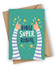 kartki okolicznościowe - wydruki Kartka okolicznościowa- Robisz super robotę!