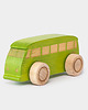 klocki i zabawki drewniane Autko Bus  zielony + personalizacja