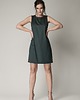 sukienki mini damskie Racing green dress - elegencka sukienka mini