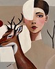 obrazy Czułość / obraz by Magda Kubiak