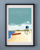 plakaty Plakat GDAŃSK PLAŻA