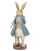 ozdoby wielkanocne Figurka - królik w niebieskim płaszczu 26x12x9,5 cm CONTENIDO