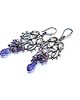 kolczyki wire wrapping Bez - kolczyki