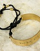 bransoletki wire wrapping Personalizowana w mosiądzu