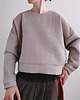 bluza bez kaptura damska Bluza  "WAFFEL" 100% bawełna
