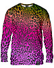 bluzy męskie Bluza Bez Kaptura DR.CROW Multicolor Leopard
