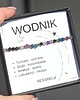 bransoletki z kamieni naturalnych WODNIK bransoletka zodiakalna na gumce