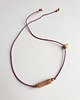 bransoletki na sznurku Bransoletka BOHO sznurkowa bordowa, rodonit, hematyt