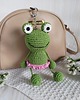 breloki Brelok żabka, Brelok do kluczy, Brelok dla dziecka, Brelok na prezent