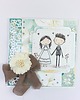 kartki scrapbooking Kartka ślubna /zieleń/