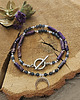 chokery Choker z jaspisem cesarskim, jadeitem i opalem