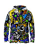 bluzy męskie Męska Bluza Expres Zamek DR.CROW Doodle