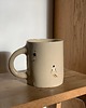 kubki i filiżanki Duży Ceramiczny Kubek Handmade 400 ml z Narciarzami