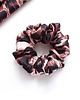 gumki do włosów Gumka do włosów satyna jedwab scrunchie brąz PANTERKA